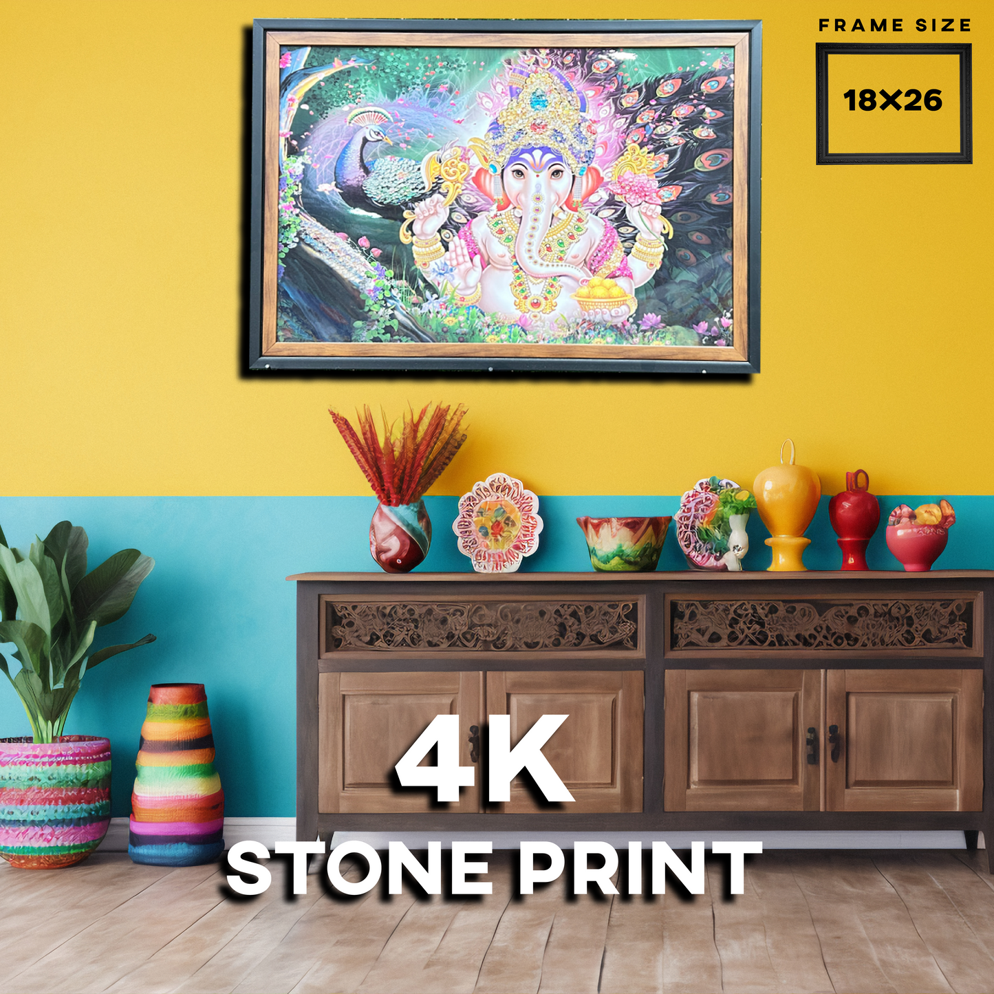 VINAYAGAR FRAMES 18"X26"