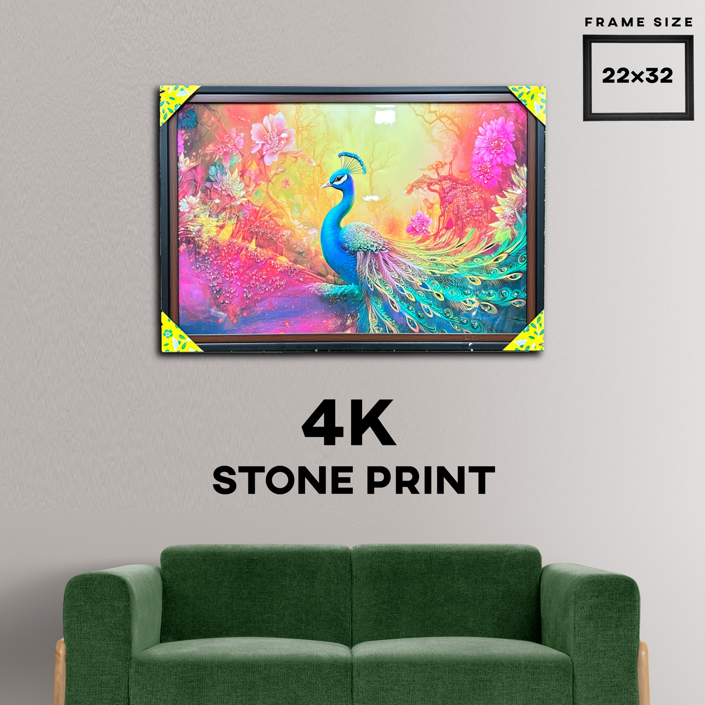 STONE FRAMES 22"X32"