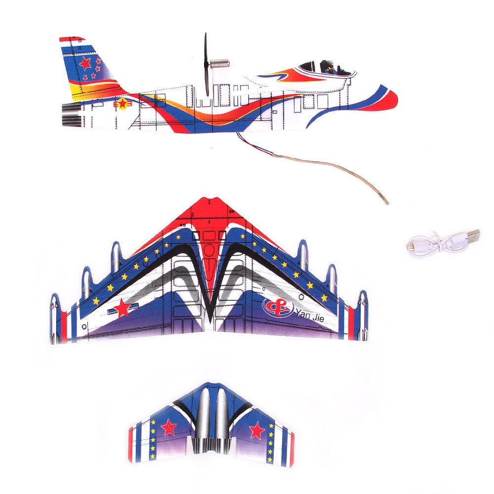 FLYING FOAM AIROPLANE WITH USB CHARGE