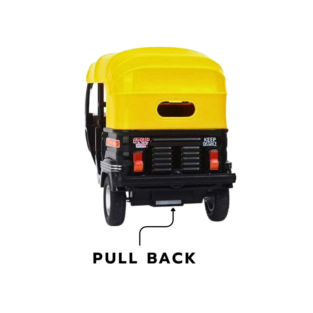 AUTO RICKSHAW PULL BACK TOY