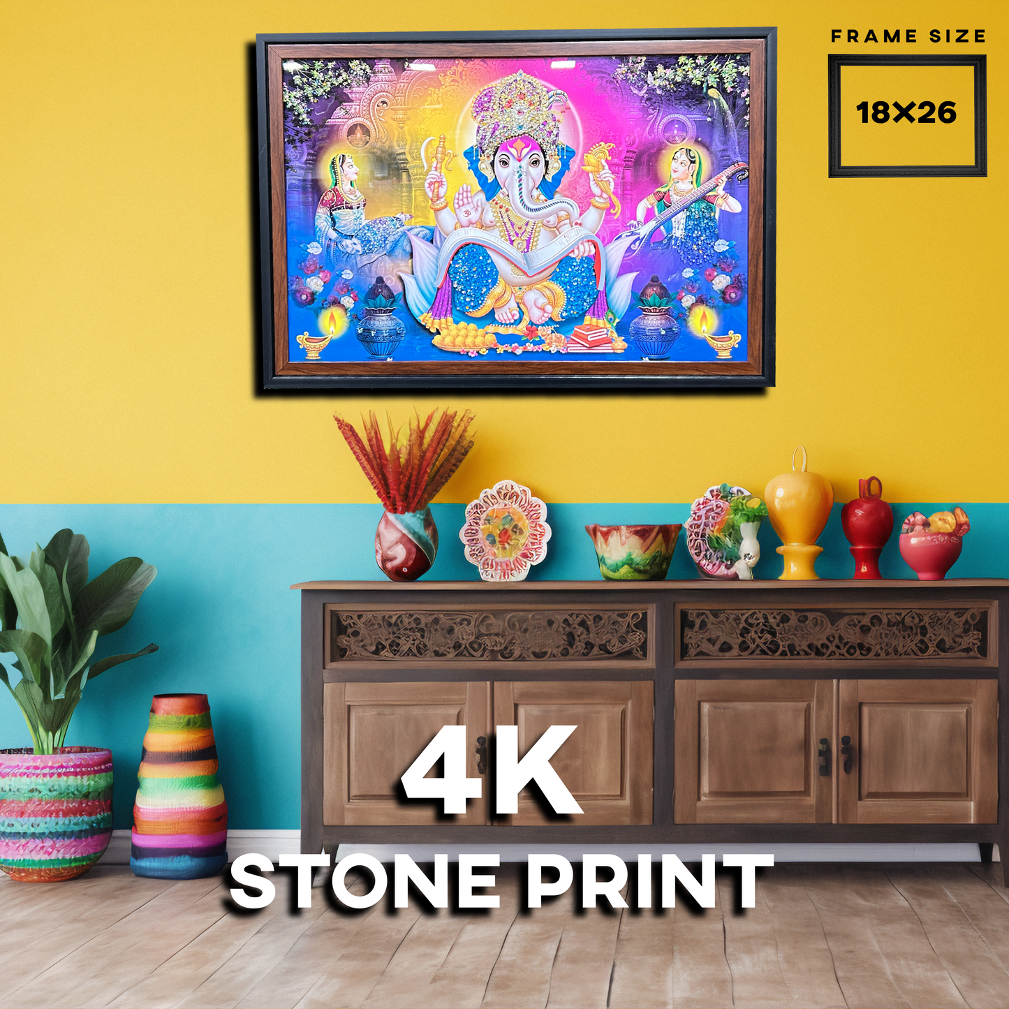 VINAYAGAR FRAMES 18"X26"