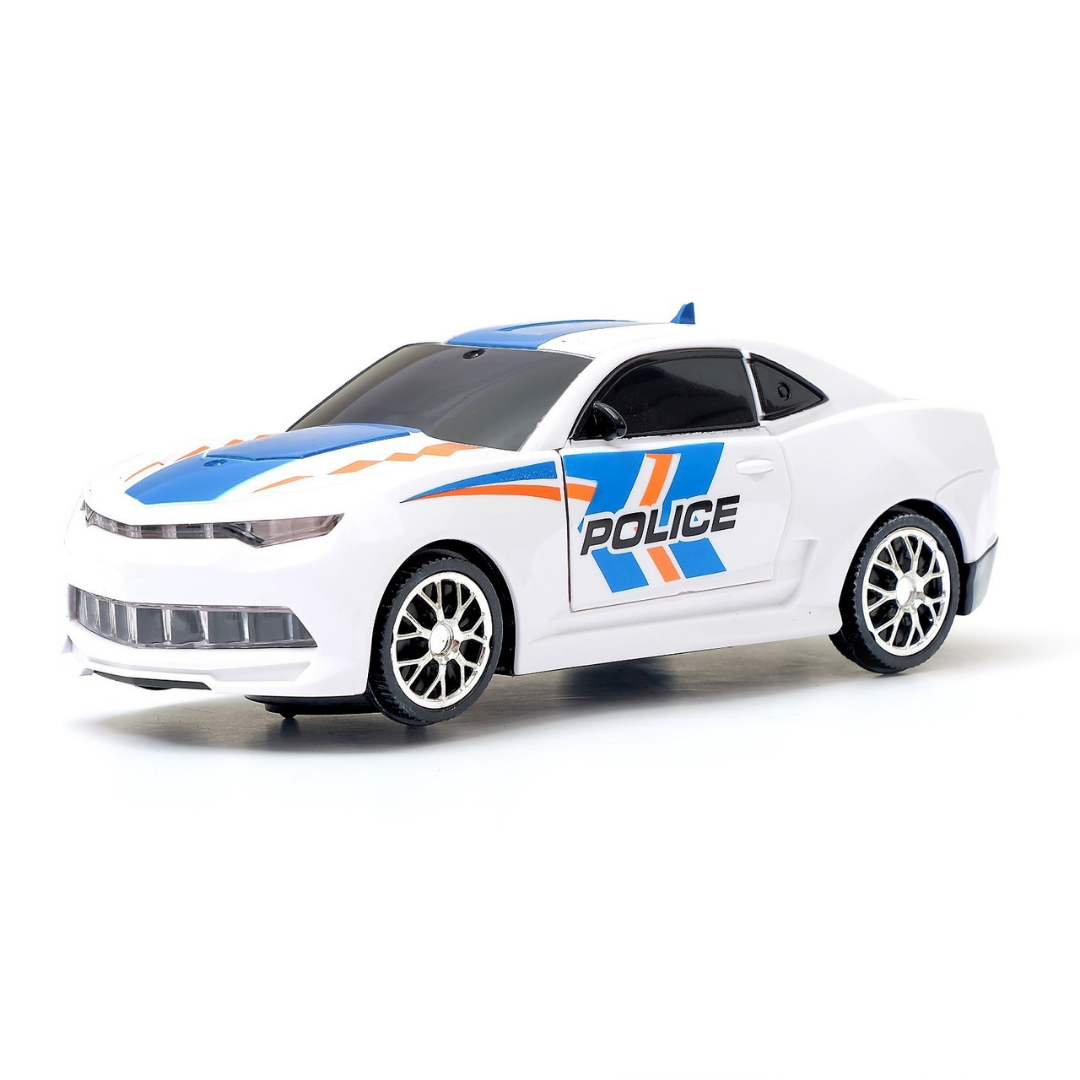 TOYGALAXY Transforming Robot Police Car with Ligh