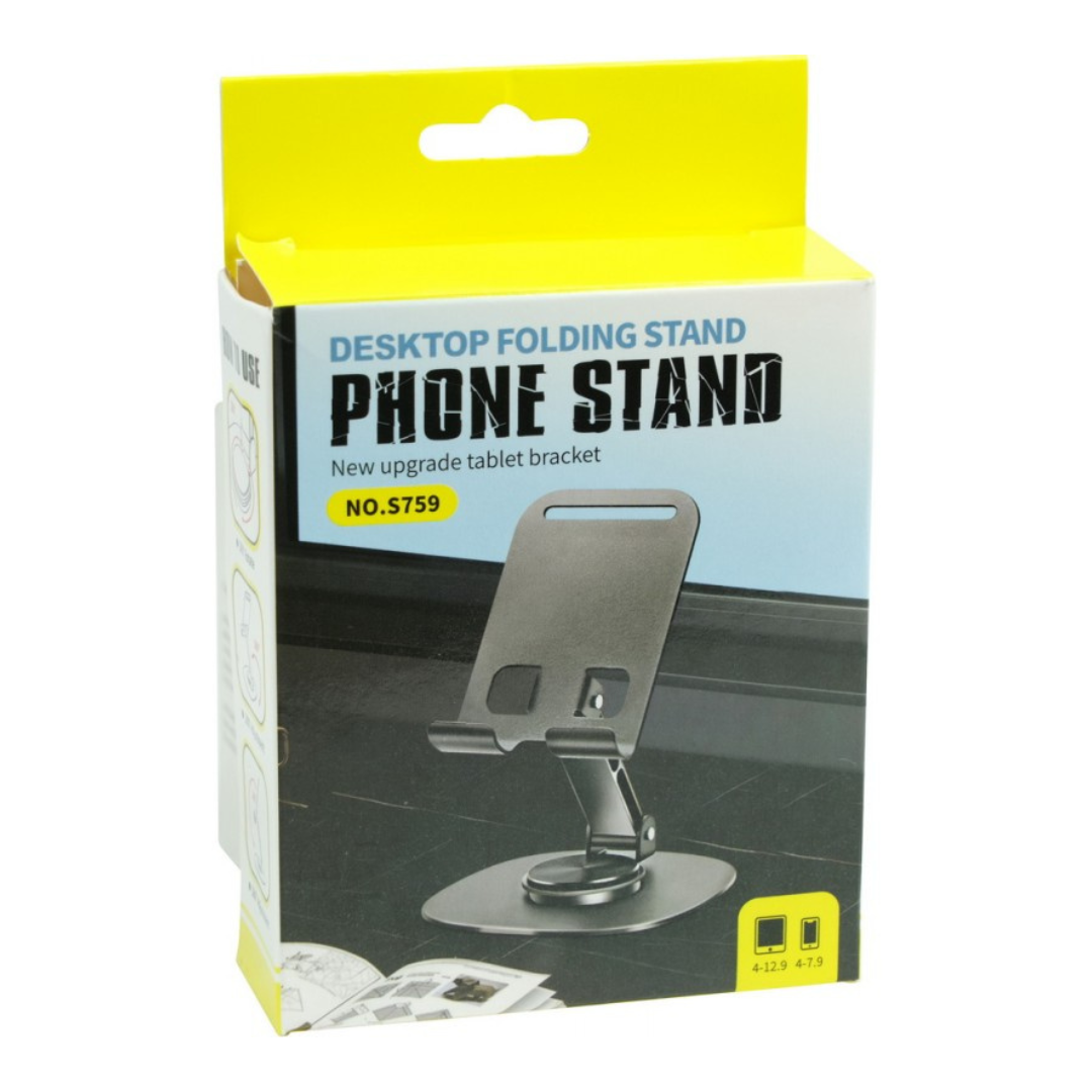 Metal Rotating Phone Tabletop Stand