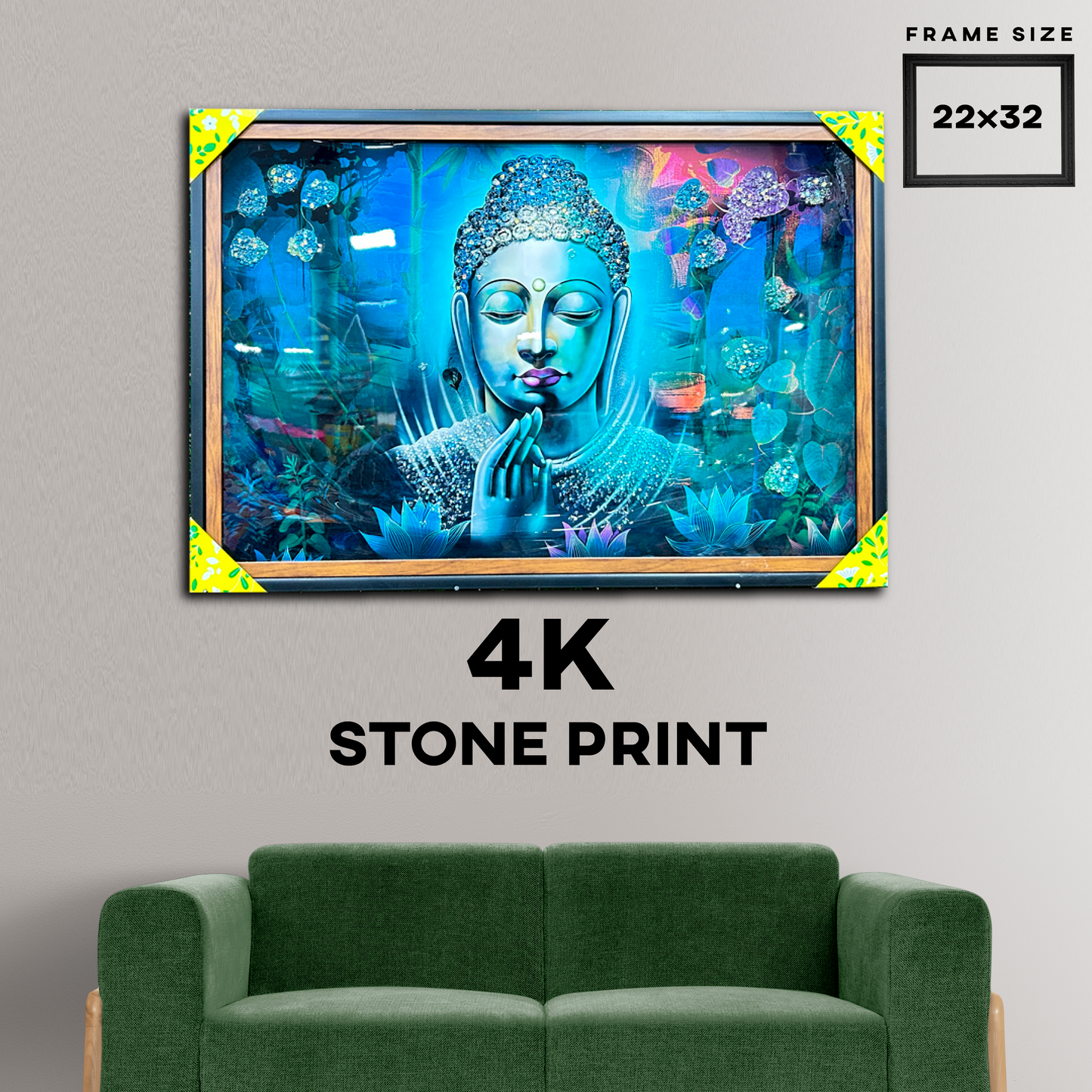 STONE FRAMES 22"X32"