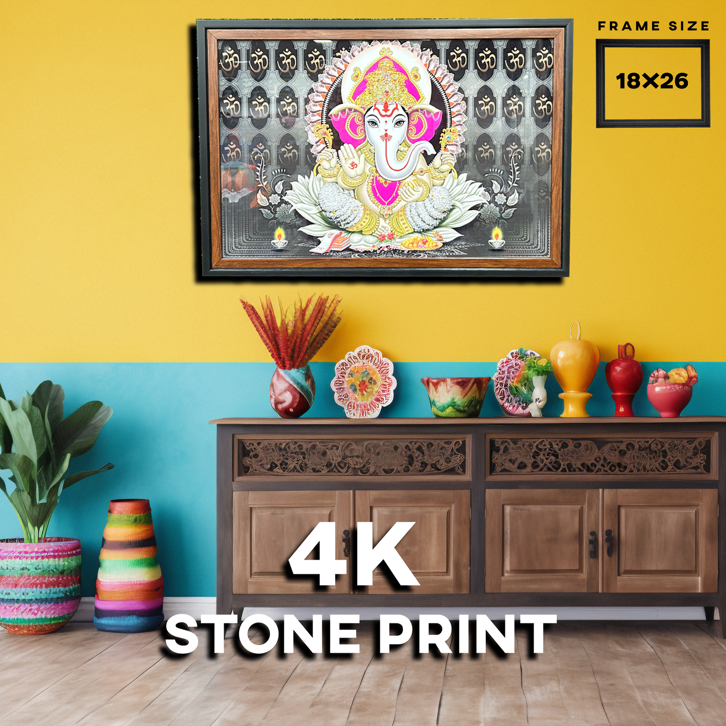 VINAYAGAR FRAMES 18"X26"