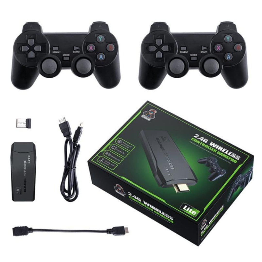 TV VIDEO GAME CONSOLE 2.4G WIRELESS GAMEPAD CONTROLLER WITH 10000+ GAMES