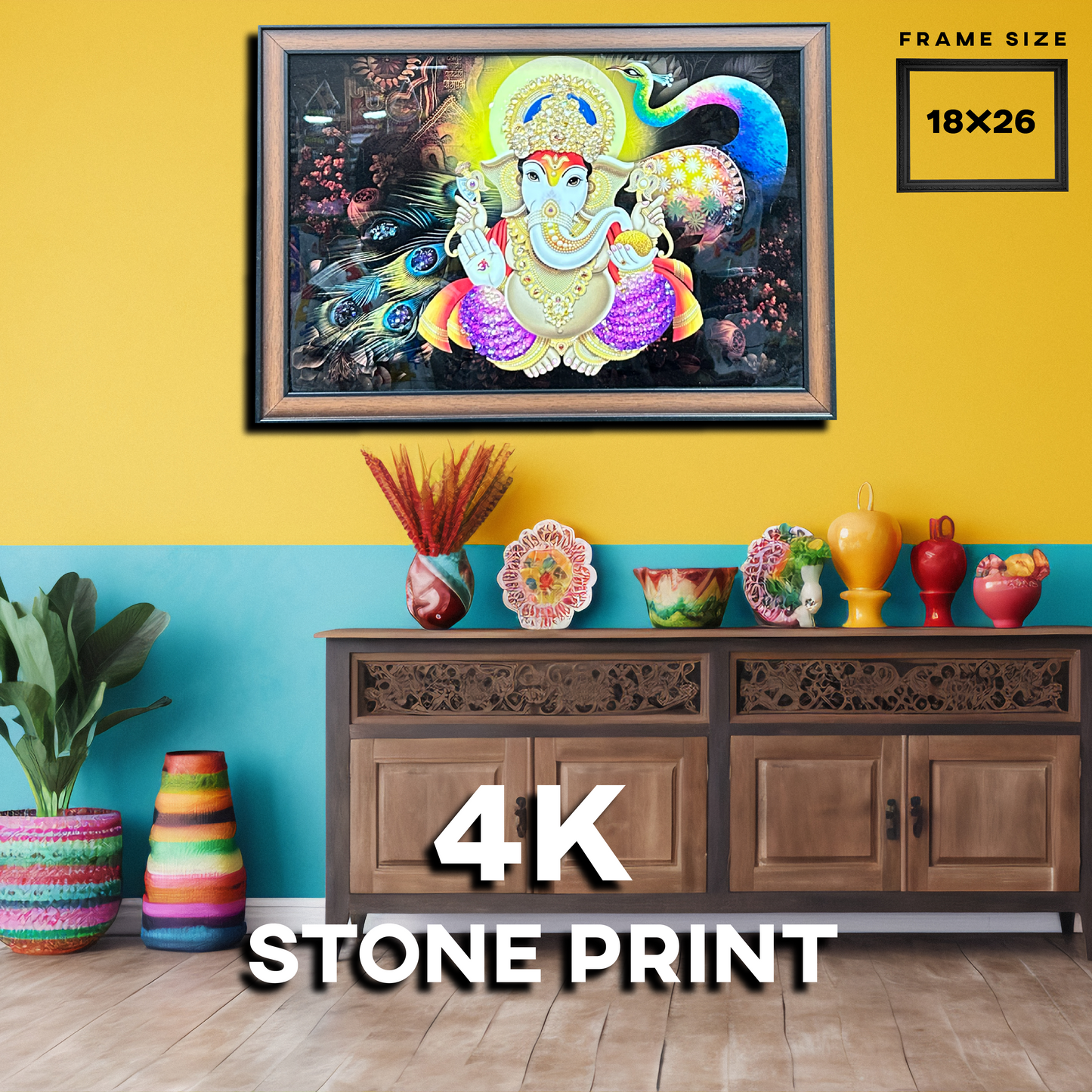 VINAYAGAR FRAMES 18"X26"