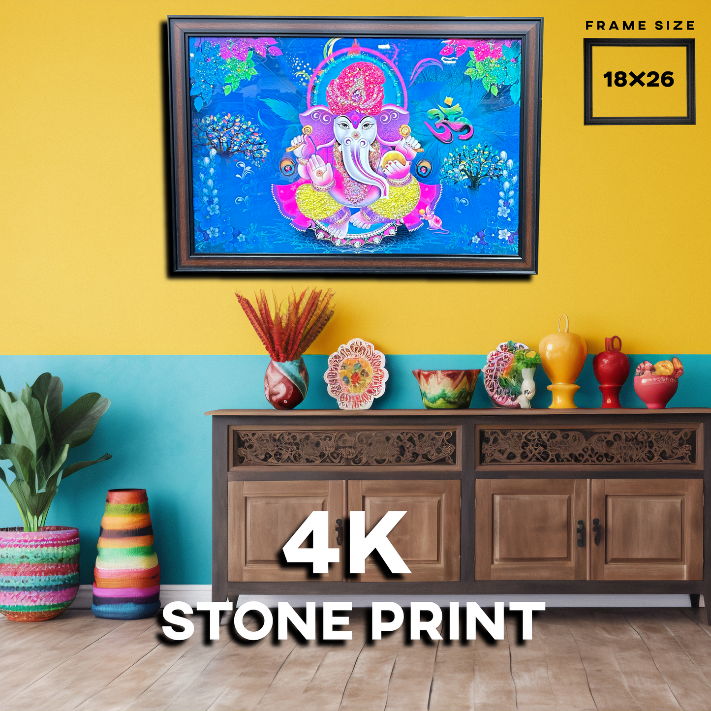 VINAYAGAR FRAMES 18"X26"