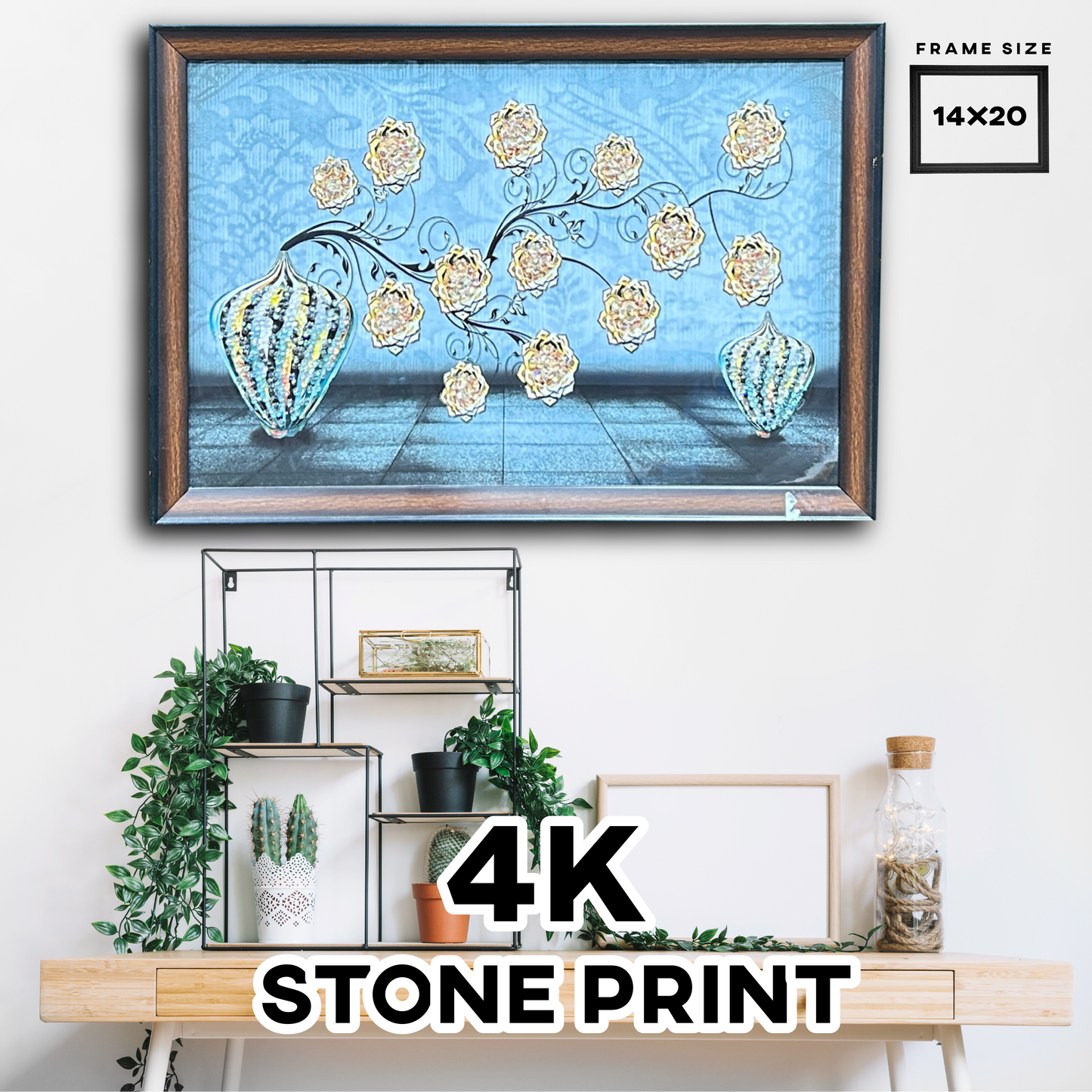 DECORATIVE FRAME 14"X20"