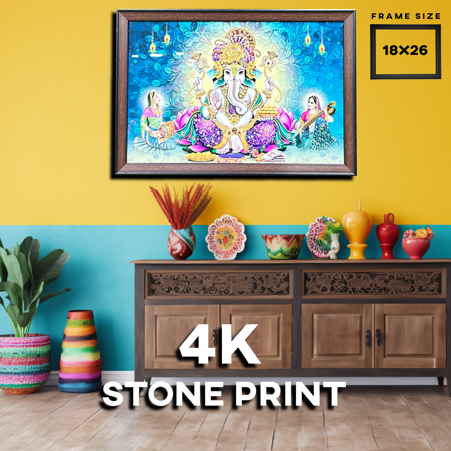 VINAYAGAR FRAMES 18"X26"