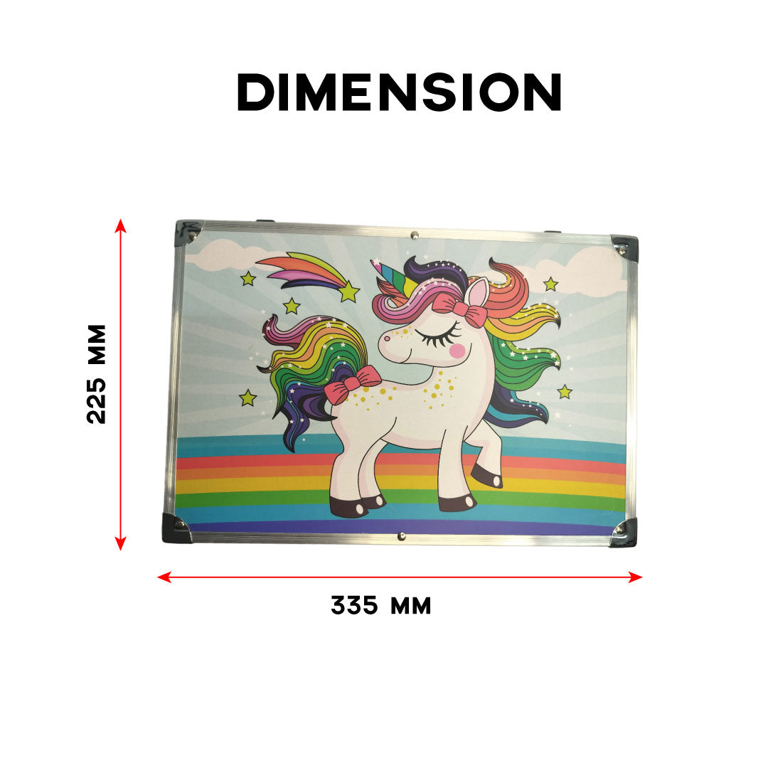 COLORING BRIEFCASE SET | KIDS GIFT PRODUCT | PAINT BOX | 145 COLORS PAINT KIT |