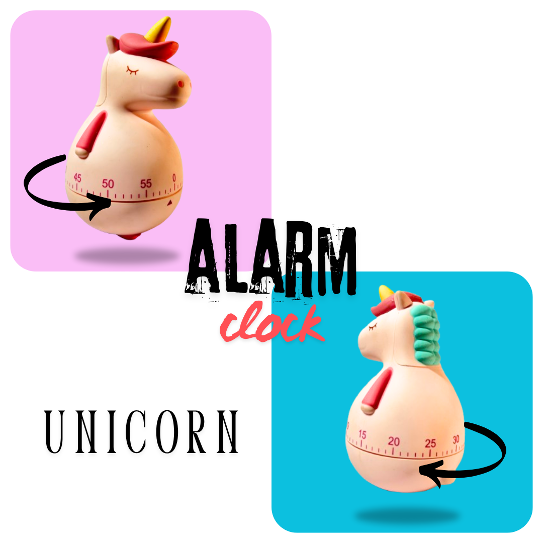 Kids Cute Unicorn Oven Kitchen Timer for Cooking