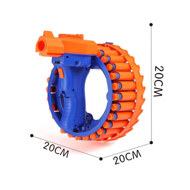 RECHARGEABLE RAPID-FIRE ELECTRICAL SHOOT GUN WITH 28 FOAM DART GUN TOY GUNS & DARTS