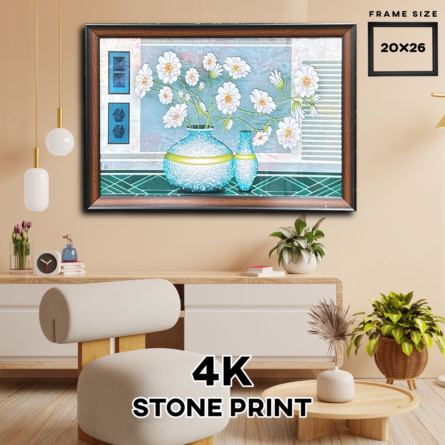 STONE FRAME 20"X26"