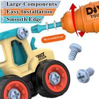 DIY CONSTRUCTION TRUCK SET PAIR OF TWO