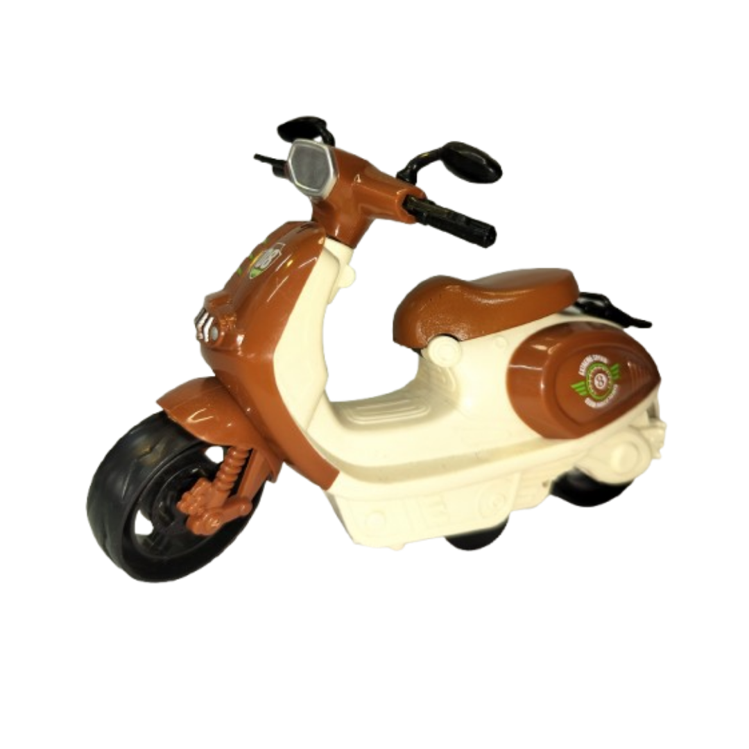 VINTAGE MOTOR CYCLE PULL BACK TOY
