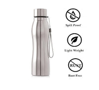SS WATER BOTTLE | 1000ML | SINGLE WALLED | SPILL PROOF |