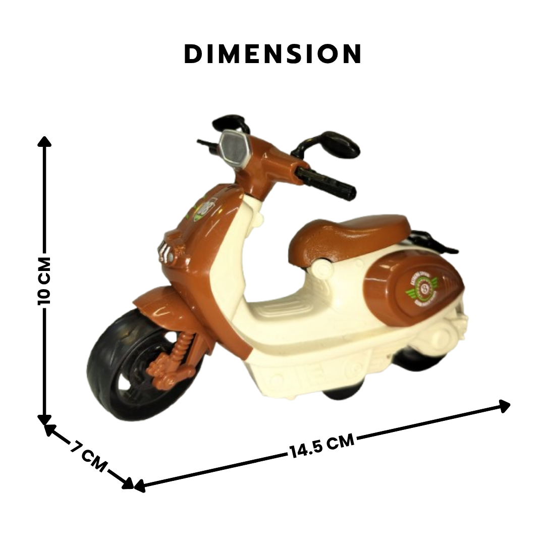 VINTAGE MOTOR CYCLE PULL BACK TOY