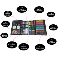 COLORING BRIEFCASE SET | KIDS GIFT PRODUCT | PAINT BOX | 145 COLORS PAINT KIT |