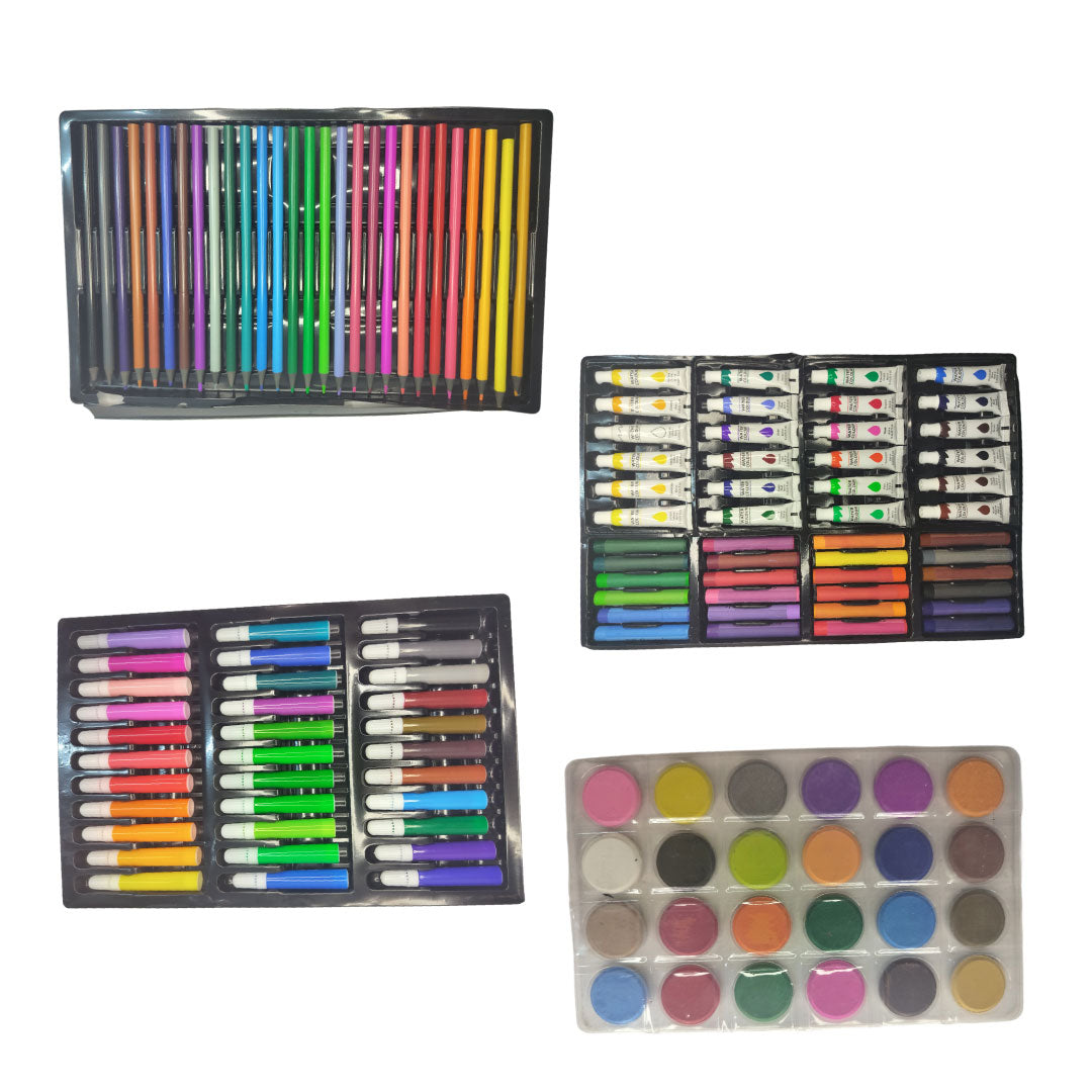 COLORING BRIEFCASE SET | KIDS GIFT PRODUCT | PAINT BOX | 145 COLORS PAINT KIT |