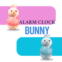 Kids Cute Bunny Oven Kitchen Timer for Cooking,